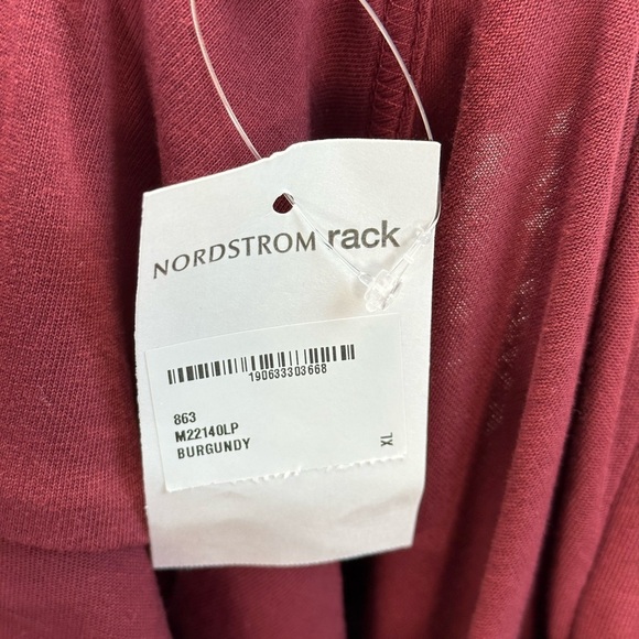 Tailorbyrd Long Sleeve Button Down Sport Shirt - Burgundy Red - size XL - Picture 7 of 9